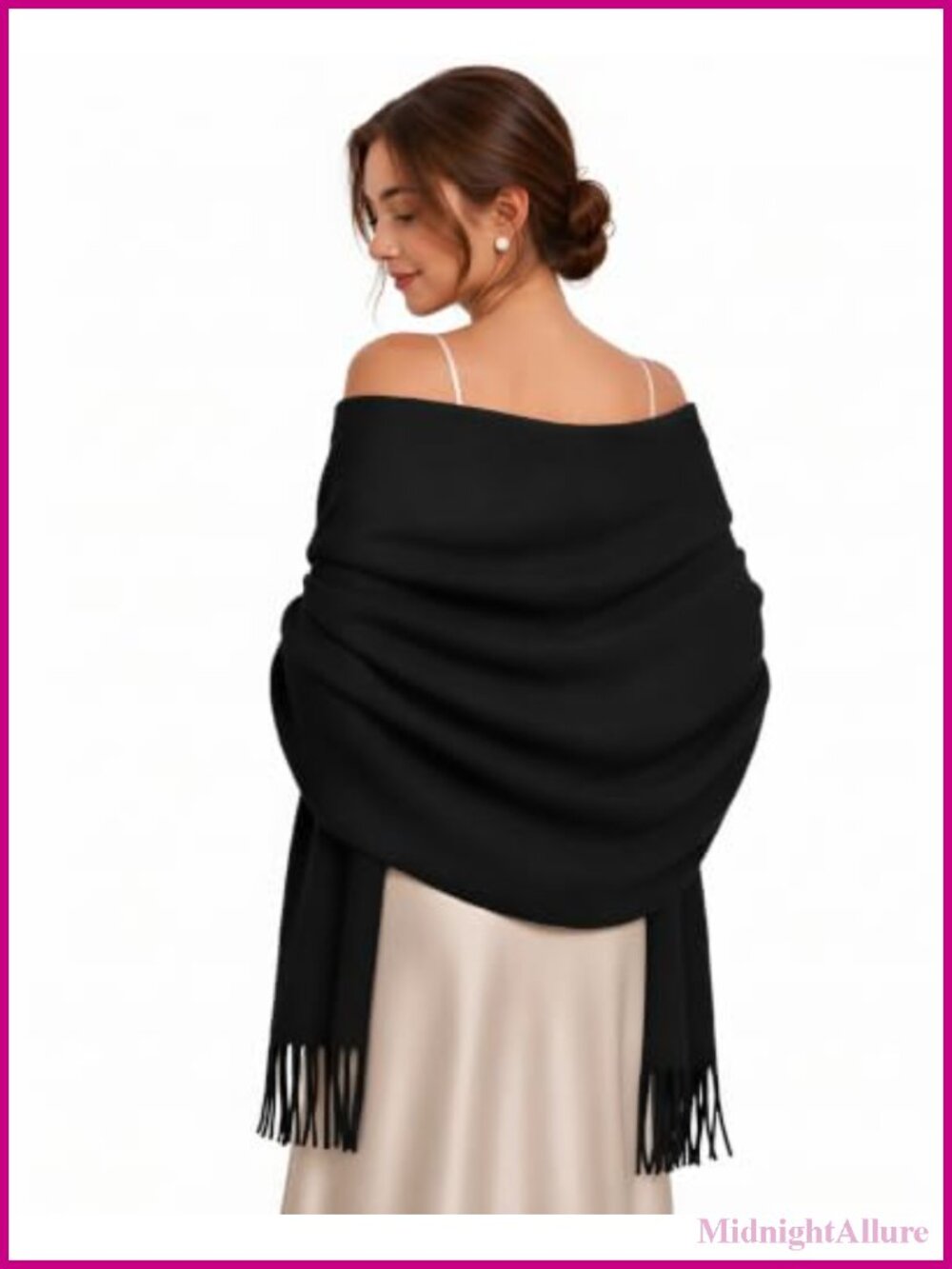 Pashmina Shawl Wrap for Women Wedding Formal Winter Scarf